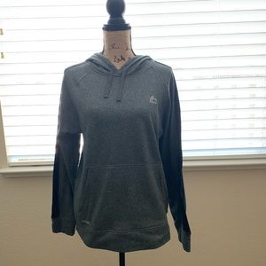 Grey fleece sweatshirt